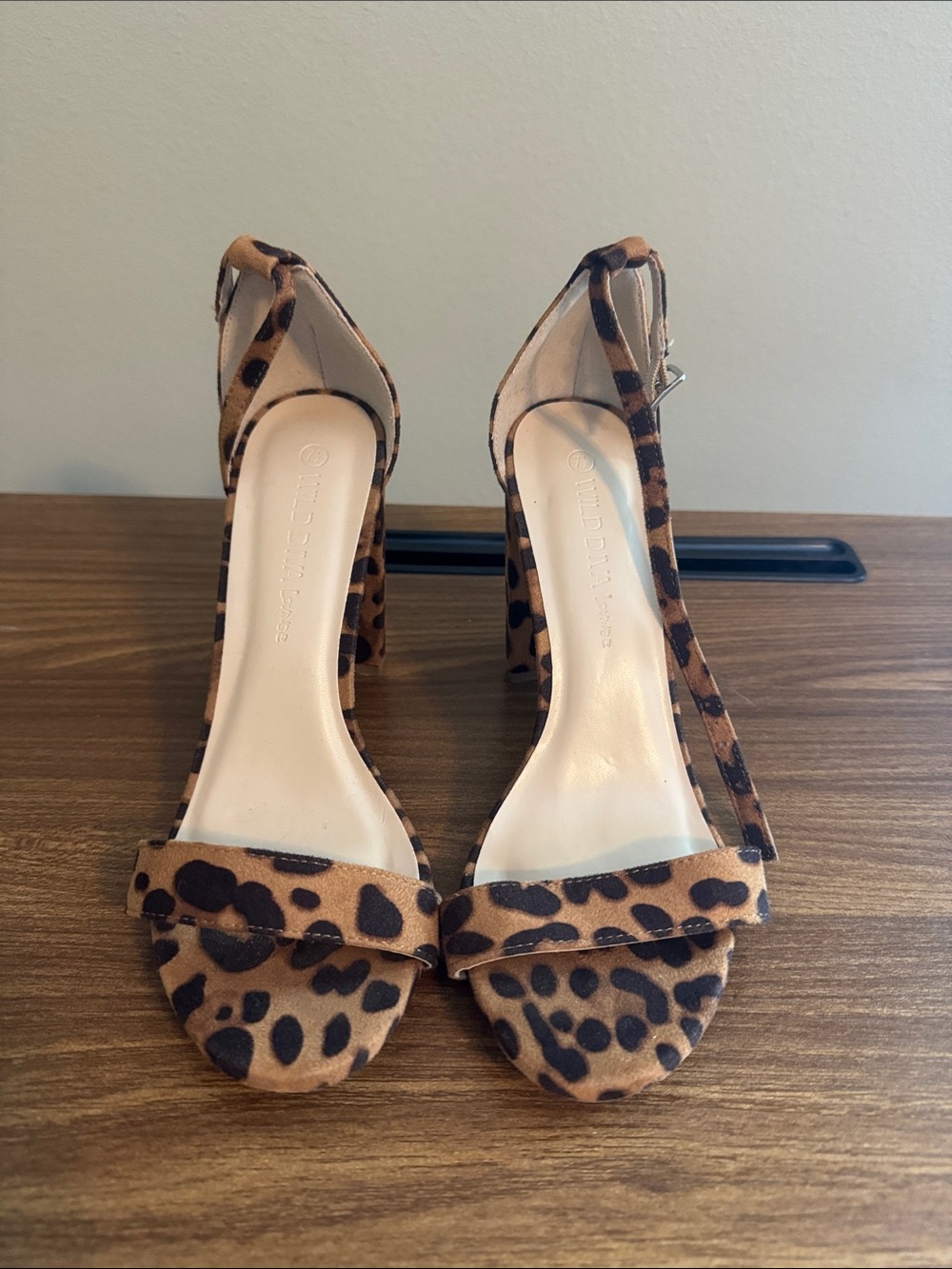 Leopard Print Heels Size 7.5